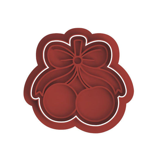 Cherry with bow #2  Stamp/Cutter