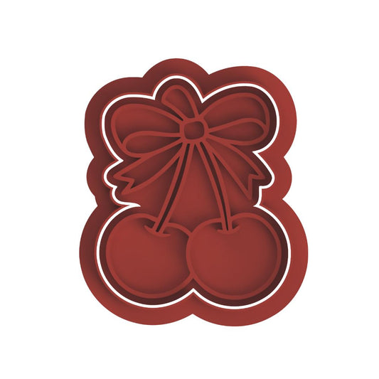 Cherry with bow #3  Stamp/Cutter