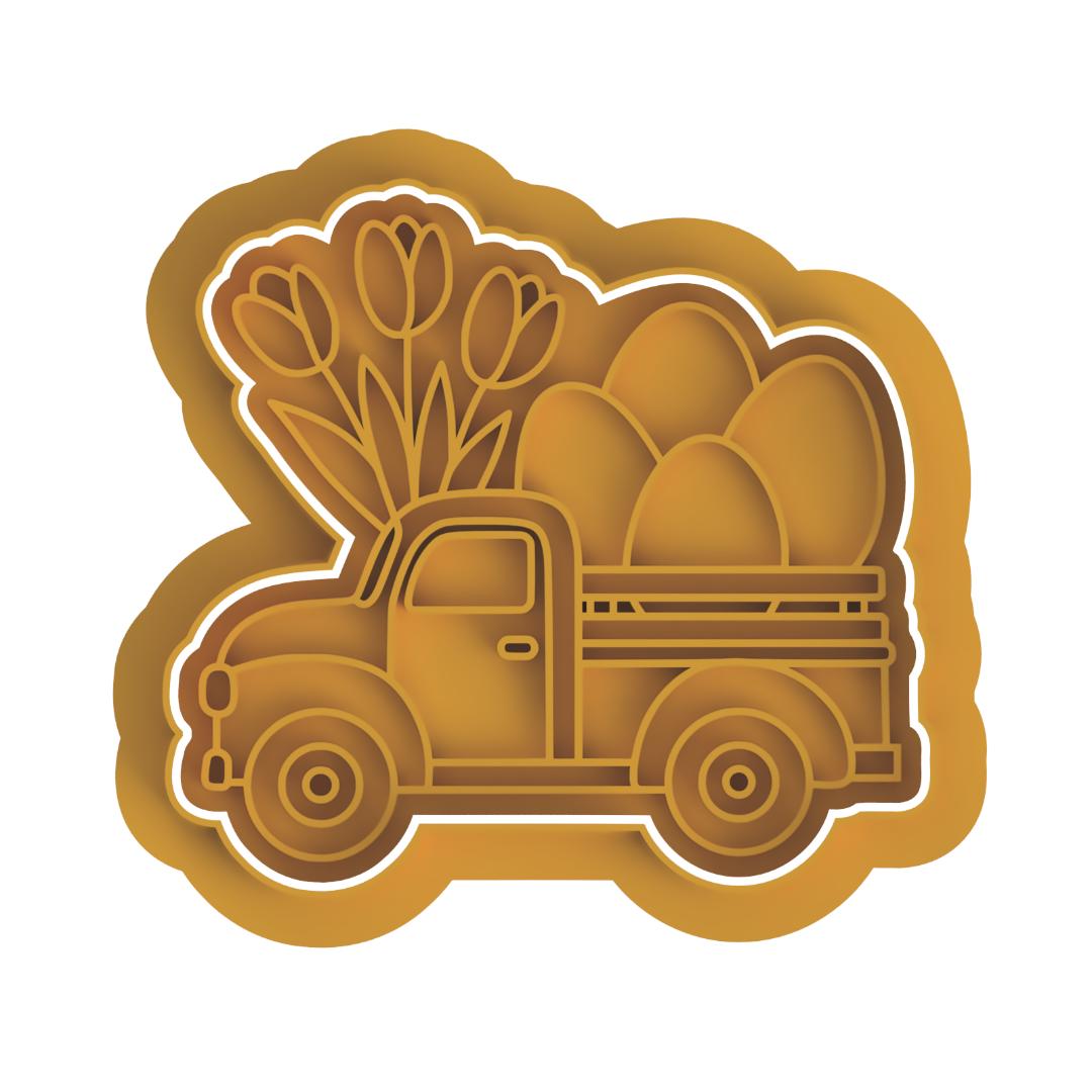 Easter Truck Stamp & Cutter