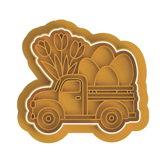Easter Truck Stamp & Cutter