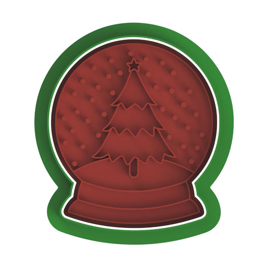 Christmas Tree Snow Globe Cutter/Embosser