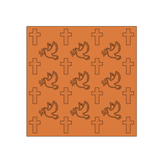 Cross and Dove Stamp