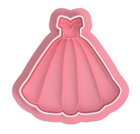 Wedding / Quince Dres #1 Cutter & Stamp
