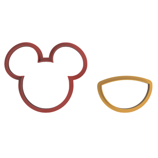 Boy Mouse head 2 pc Cutter/embosser