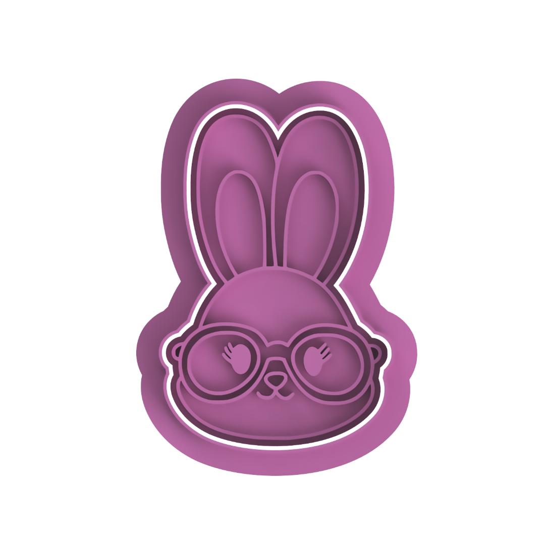Bunny with Glasses cutter/Embosser