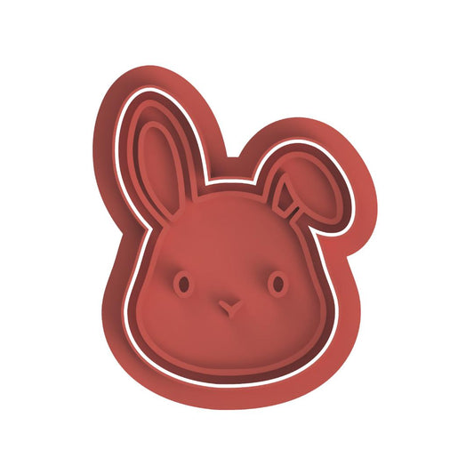 Rabbit animal head  Cutter & Stamp