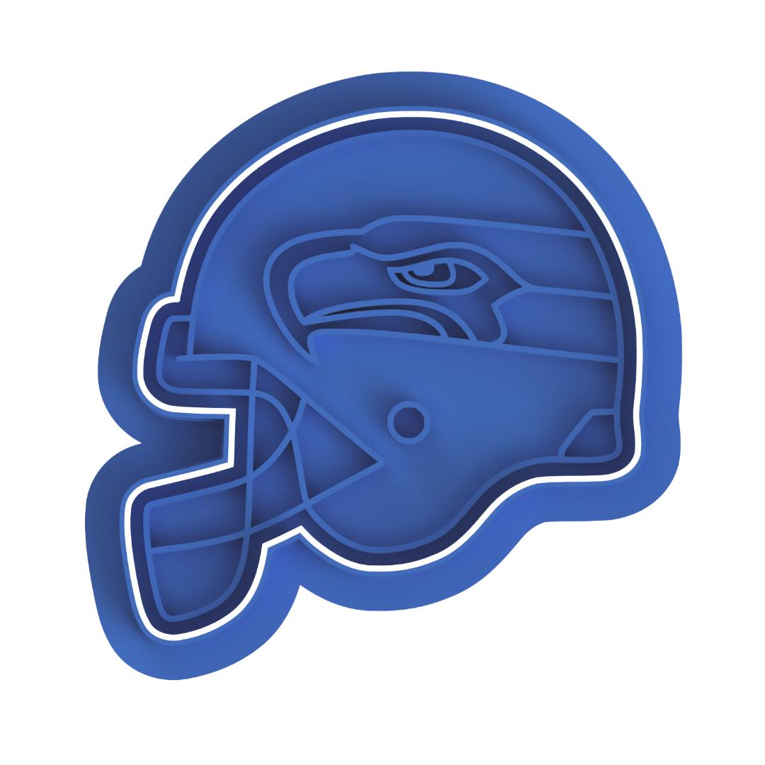 Seahawks Helmet cutter & Stamp