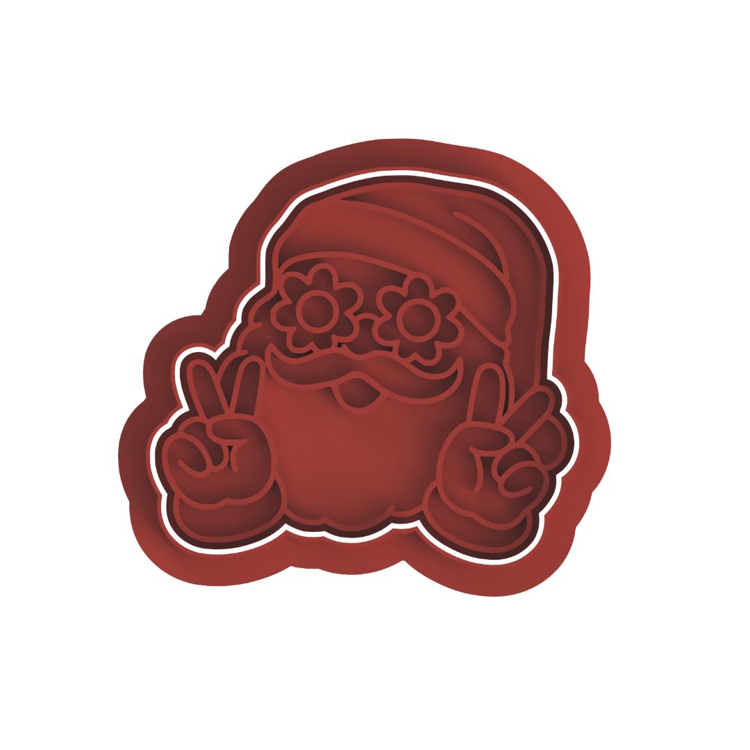 Groovy Santa Frame/cutter