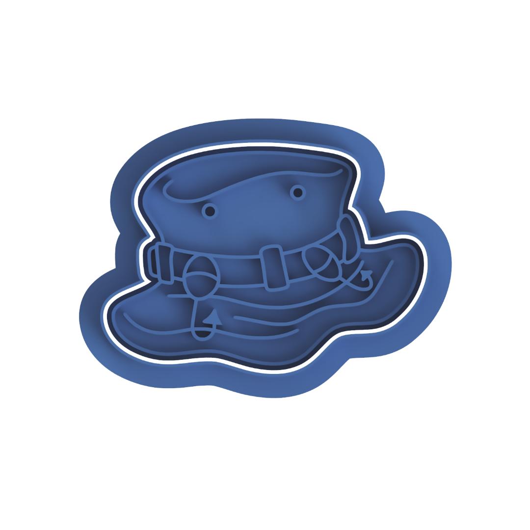 Fishing Hat #1 Cutter/Stamp