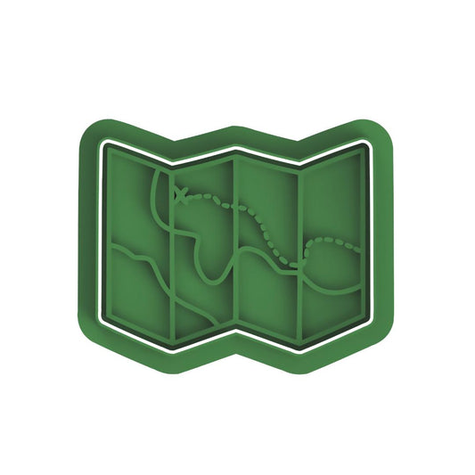 Camping Map  Stamp & cutter