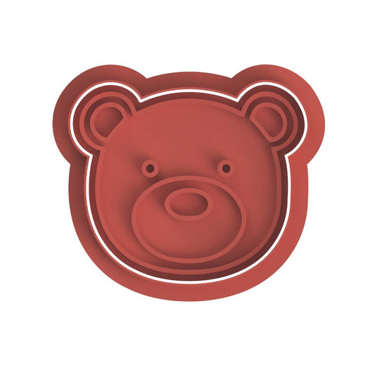 Bear animal head  Cutter & Stamp