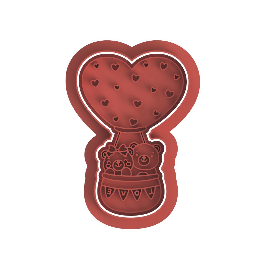 Two Bears Hot Balloon Cutter & Stamp