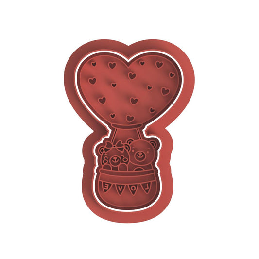 Two Bears Hot Balloon Cutter & Stamp