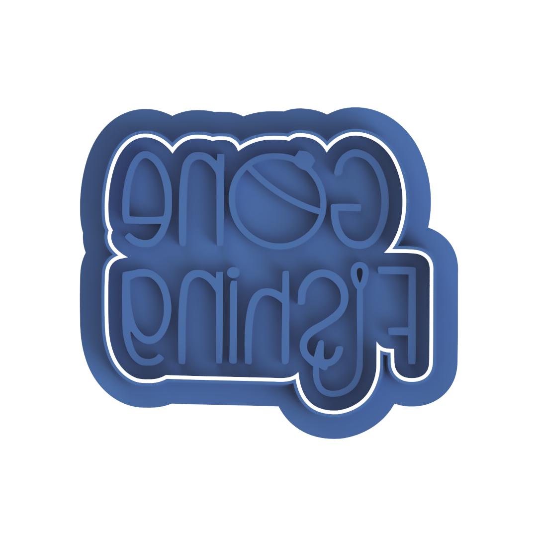 Gone Fishing Cutter/Stamp