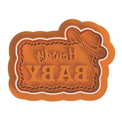 Mini Baby Cowboy Theme set  cutter/stamp