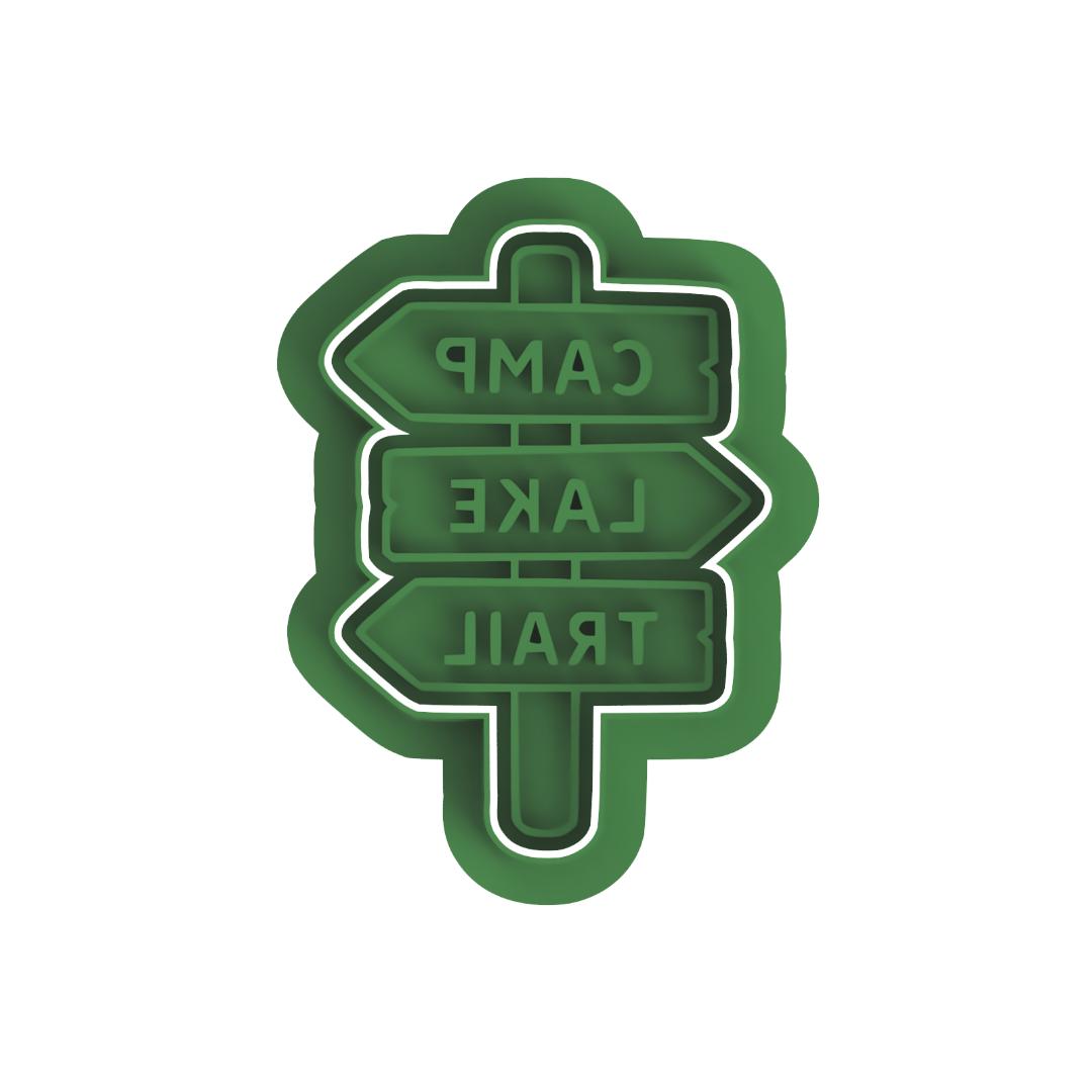 Camping Sign Stamp & cutter