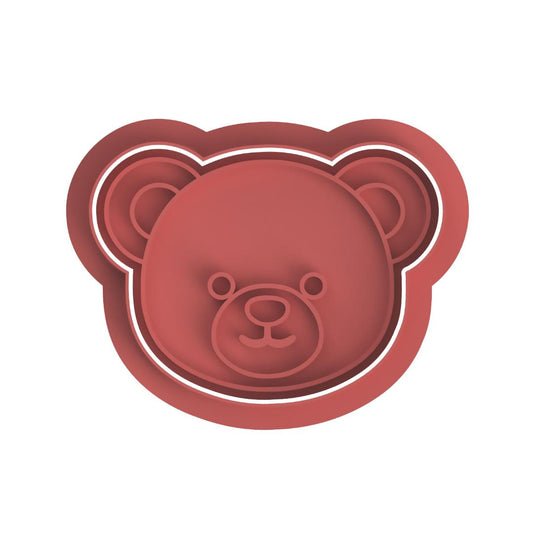 Classic Teddy Bear Head Cutter & Stamp