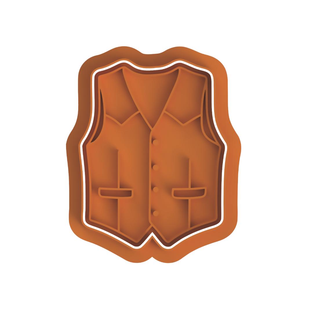 Cowboy Vest #3 Cutter/Stamp