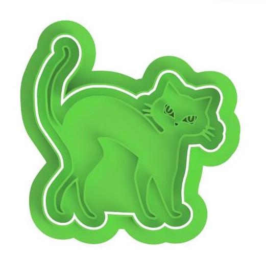 Black CatCutter/Stamp