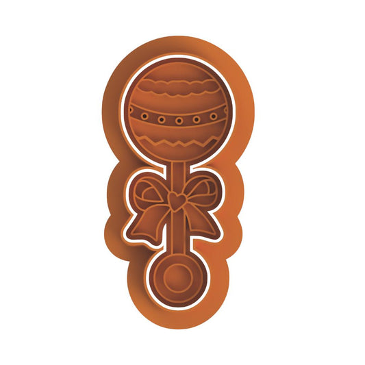 Baby Rattle Stamp/Cutter