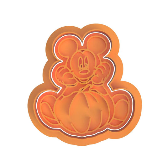 Pumpkin with mouse cutter/embosser