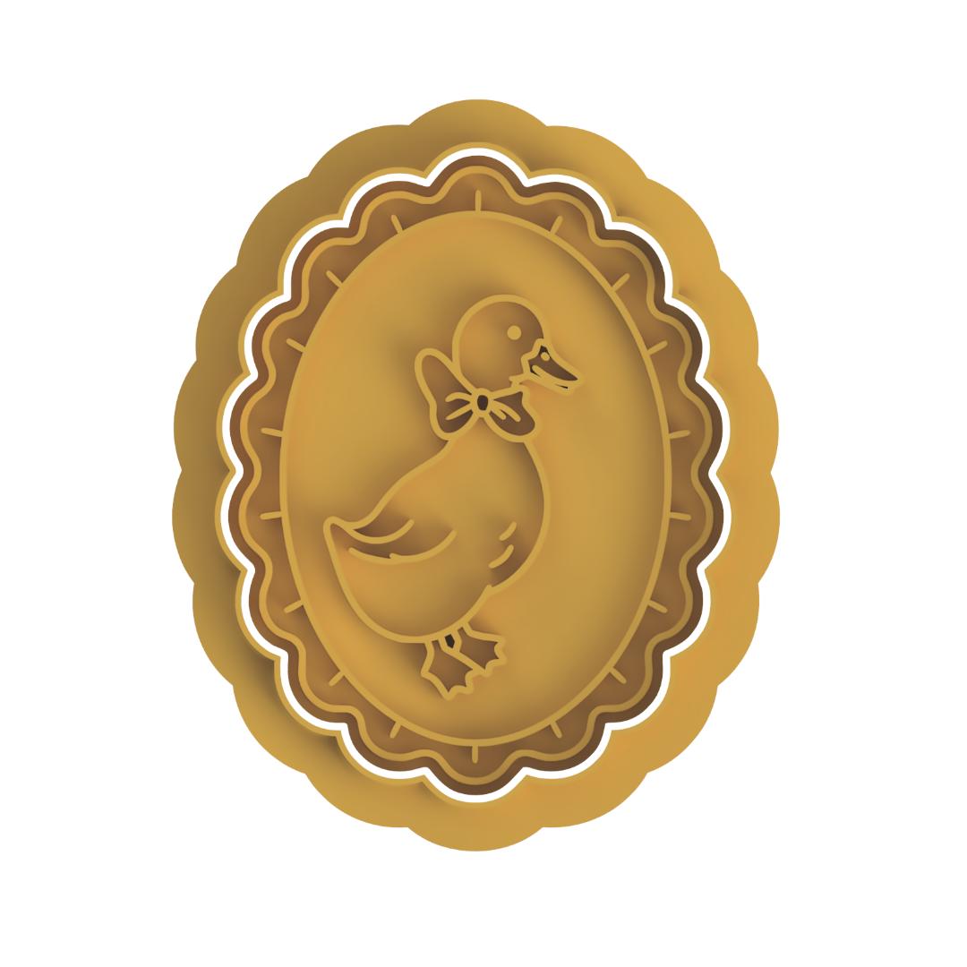 Goose plaque  stamp/cutter