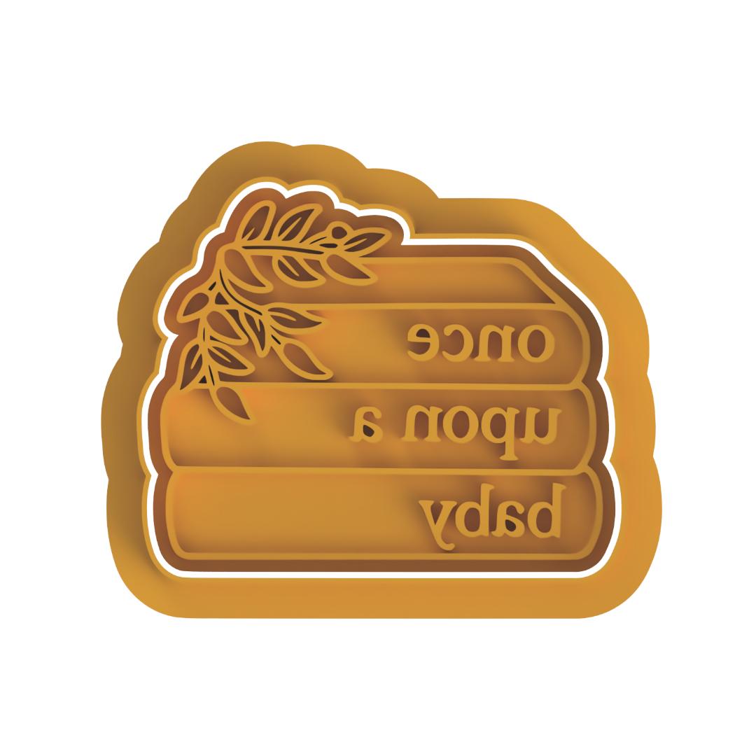 Once upon a baby books stamp/cutter