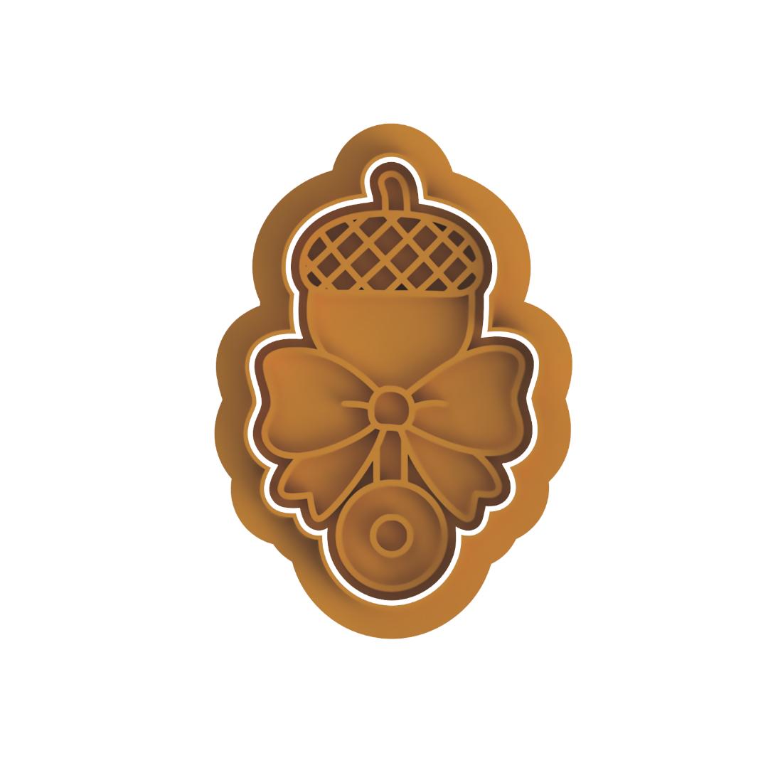 Acorn Rattle Cutter & Stamp