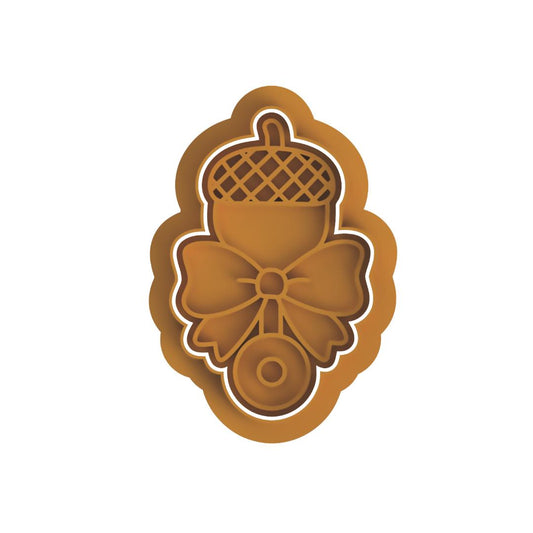 Acorn Rattle Cutter & Stamp