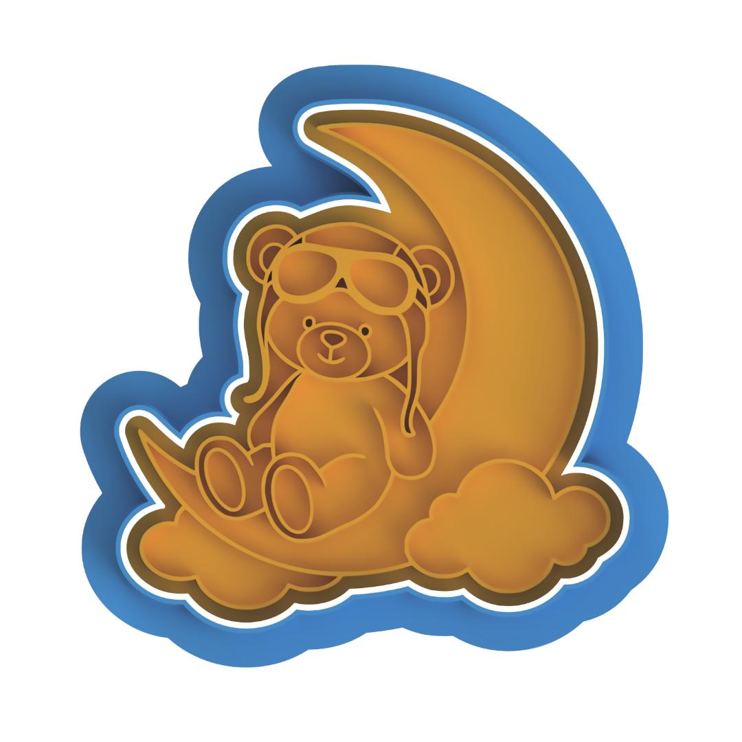 Aviator Bear Stamp & Cutter