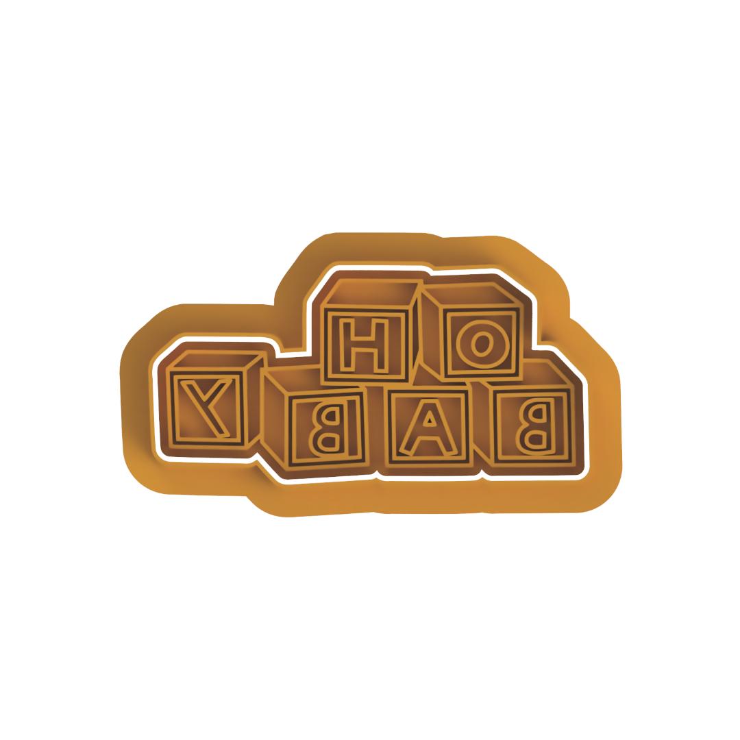 Oh Baby Blocks Cutter & Stamp