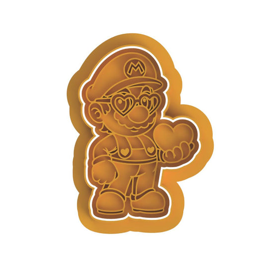 Valentine's Mario Cutter & Stamp
