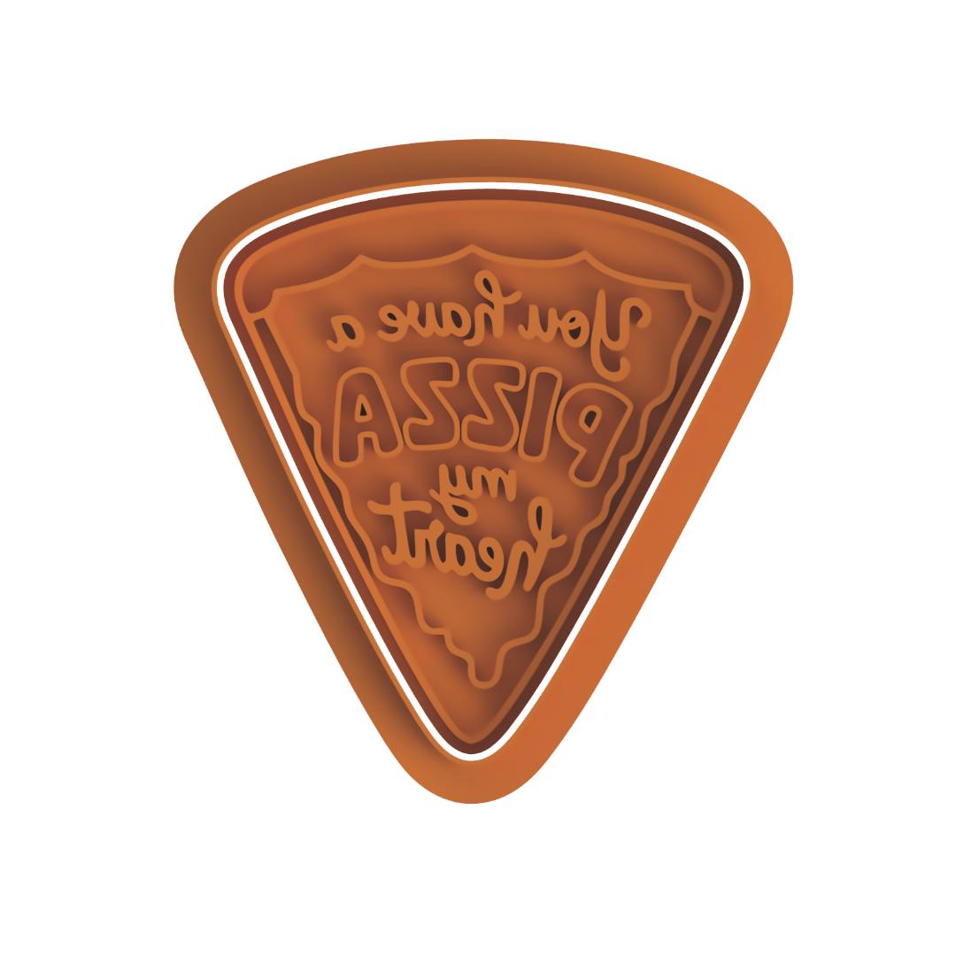 You have a pizza my heart Stamp & Cutter