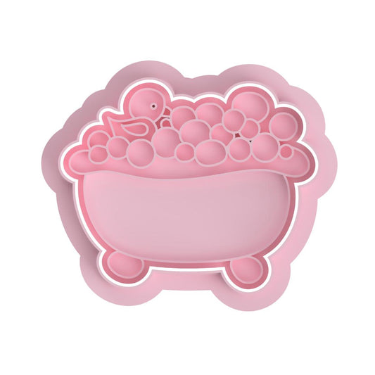 Bath tub with Duck 1 Cutter/Stamp