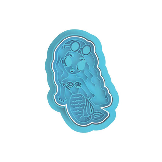 Mermaid Girl Cutter/Embosser