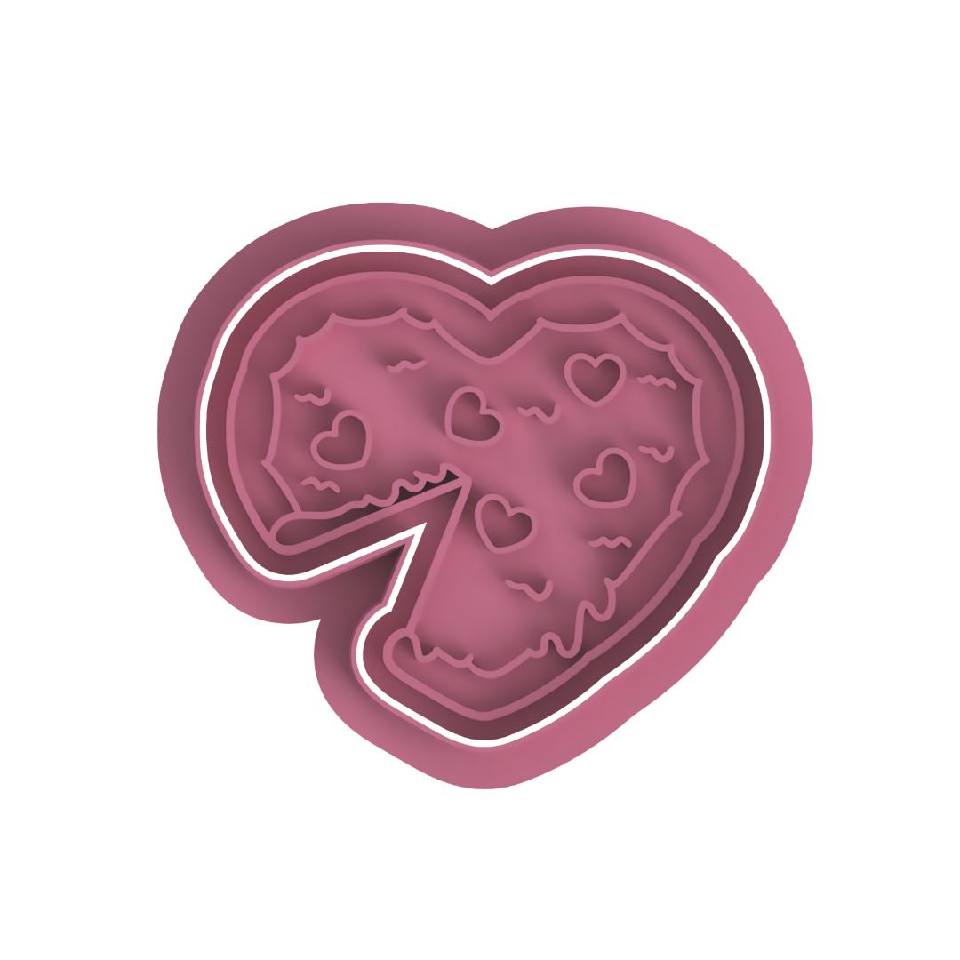 Pizza Heart Stamp & Cutter