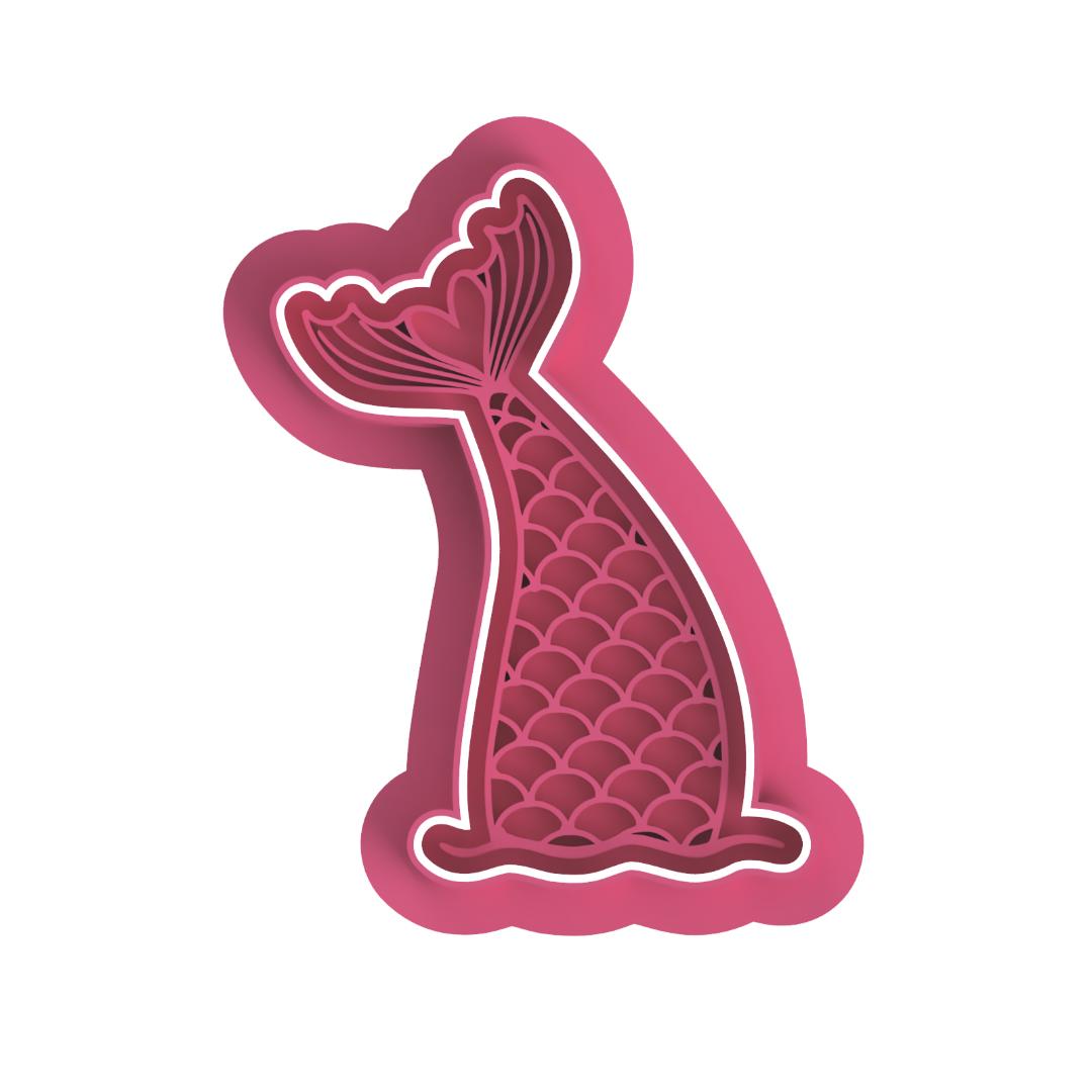 Mermaid  tail #2 Cutter/Stamp