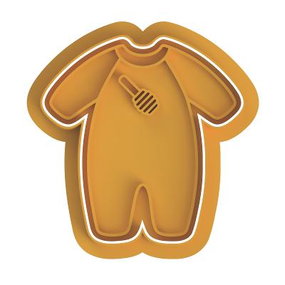 Baby onesie with honey stick Cutter/stamp