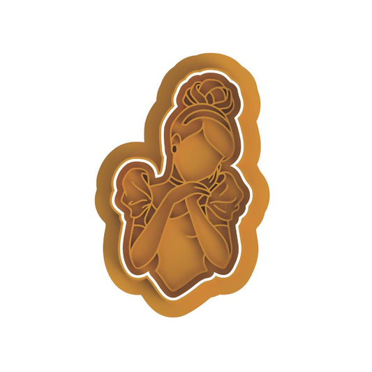 Cinderella face Cutter & Stamp