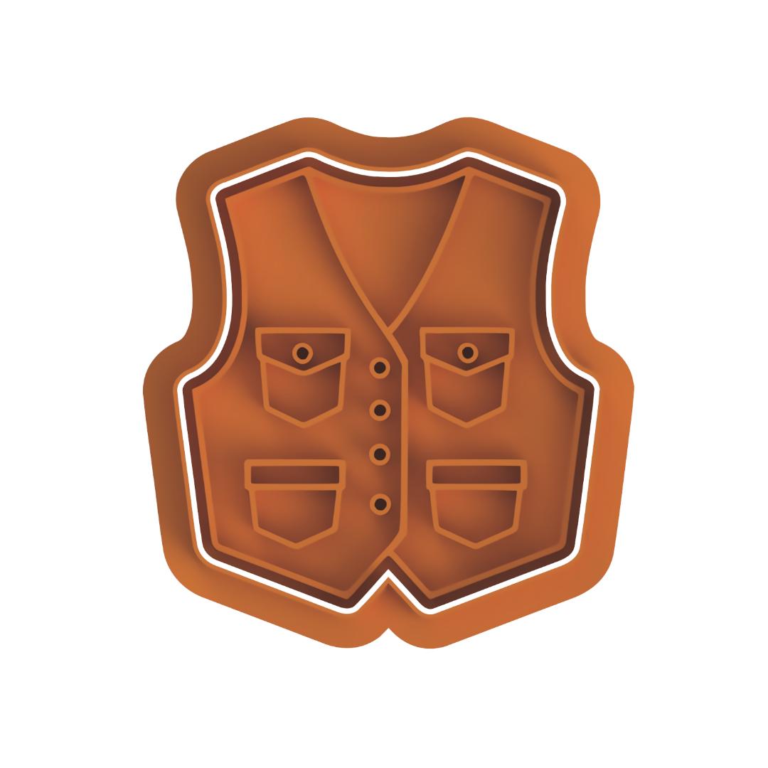 Cowboy Vest #2 Cutter/Stamp
