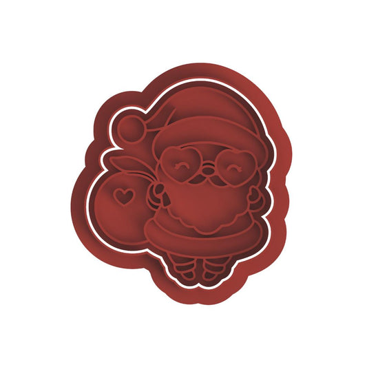 Cute Santa with sack  Frame/cutter