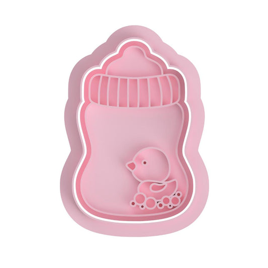 Bottle with Duck Cutter/Stamp