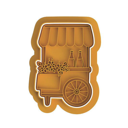 Wine Cart stamp/cutter