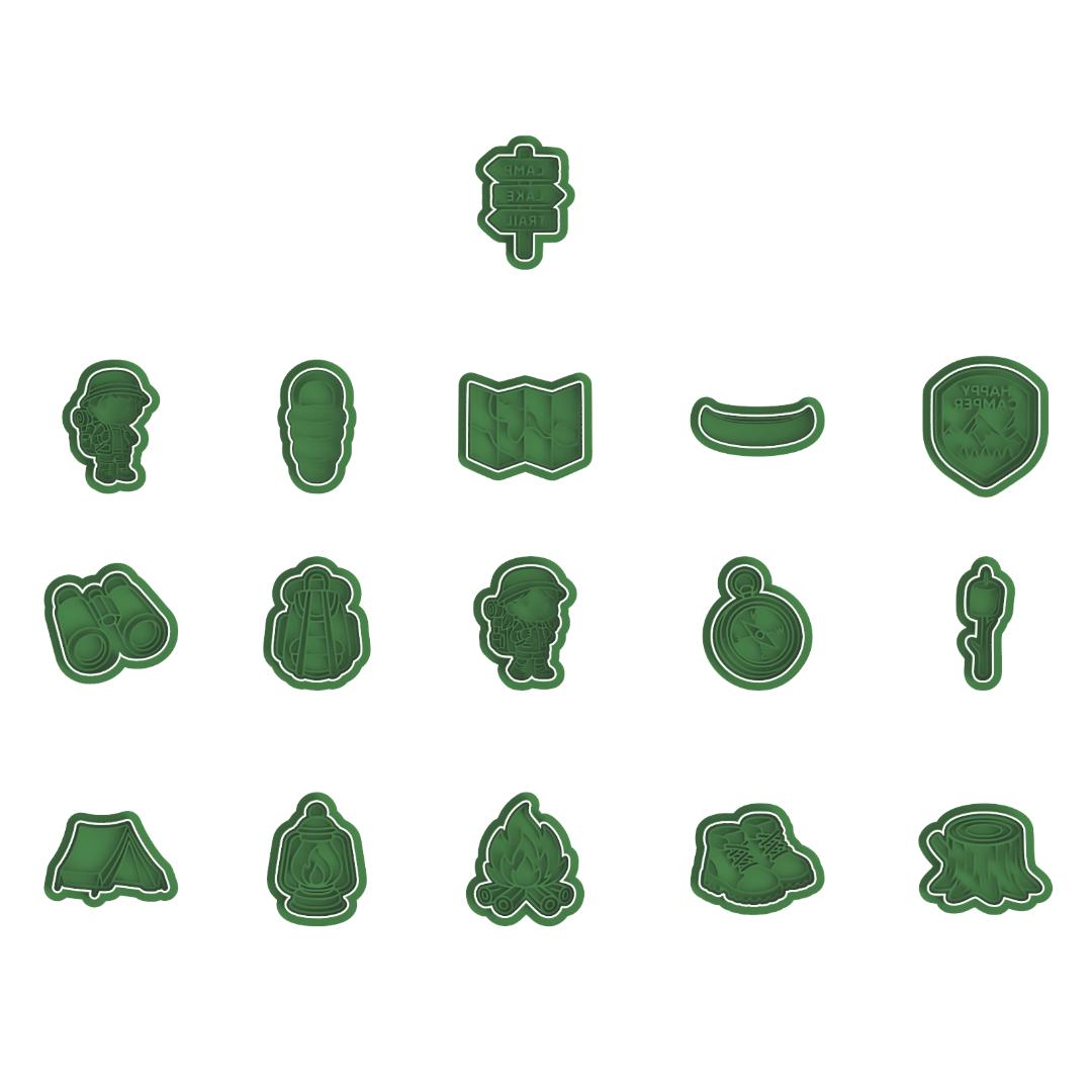 Camping Set Stamp & cutter