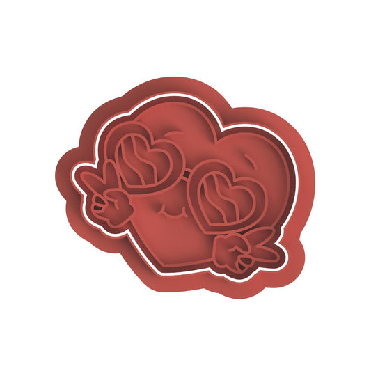 Hippie Heart Stamp & Cutter