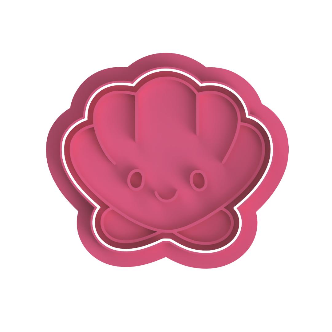 Smiley Sea shell Cutter/Stamp