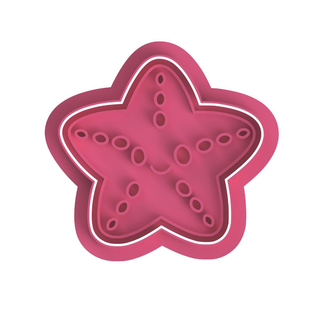 Smily Star Fsh Cutter/Stamp