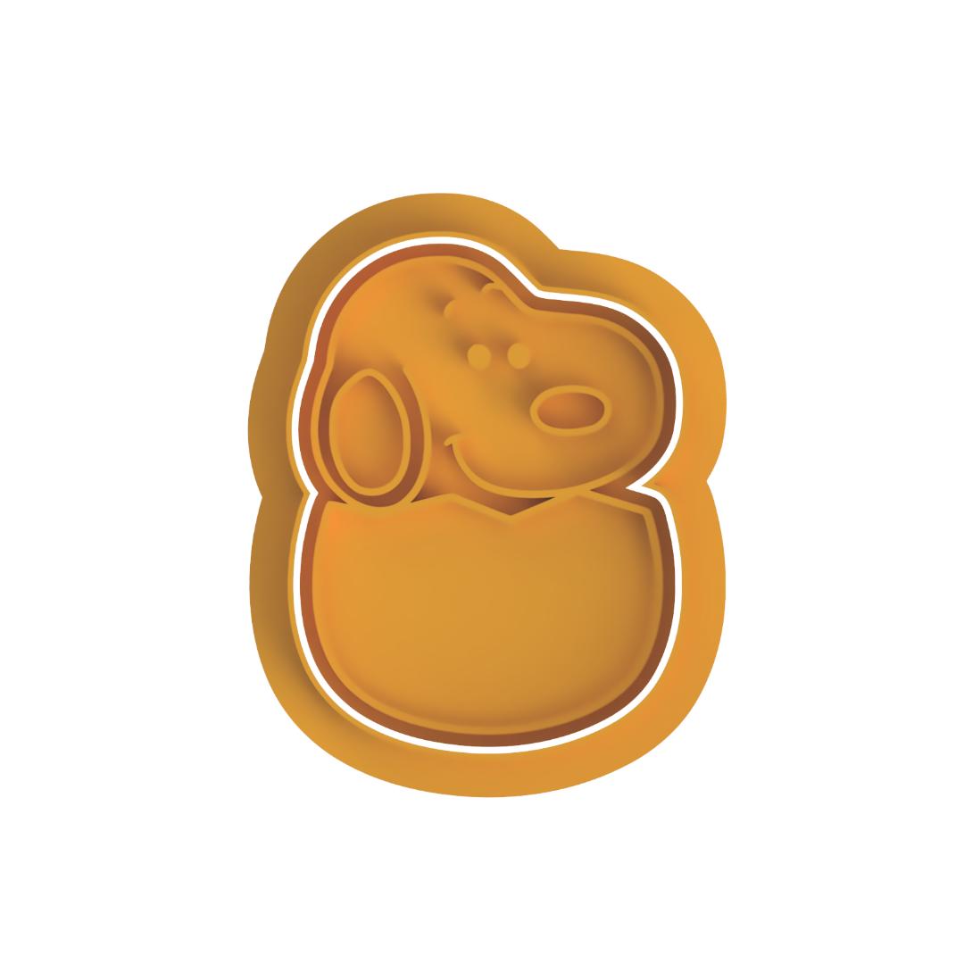 Easter Snoopy Stamp and cutter