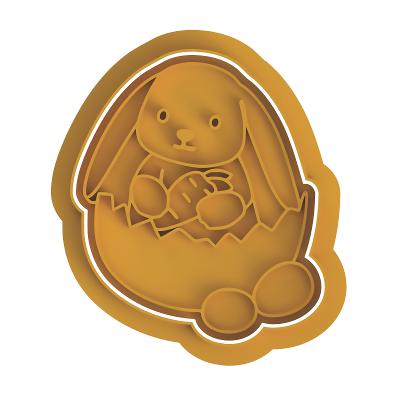Easter basket with bunny Stamp & Cutter