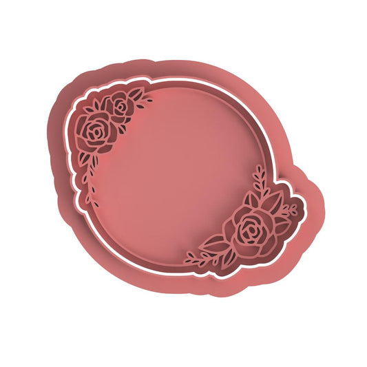 Rose Wreath Stamp & Cutter